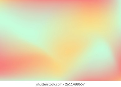 Pastel rainbow abstract gradient background. Light blurred color gradient background. Vector illustration.