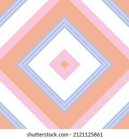 Pastel Rainbow Argyle Diagonal striped seamless pattern for fashion textiles, homeware, graphics