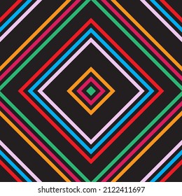 Pastel Rainbow Argyle Diagonal striped seamless pattern for fashion textiles, homeware, graphics