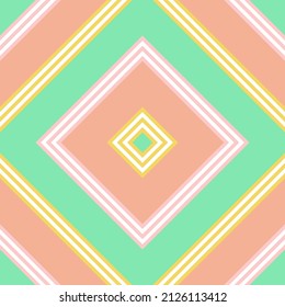 Pastel Rainbow Argyle Diagonal striped seamless pattern for fashion textiles, homeware, graphics