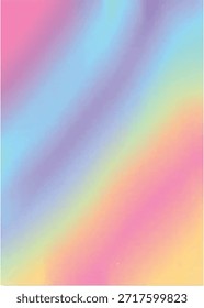 Fondo borroso del arco iris del pastel con el gradiente suave del neón, arte Abstractas minimalista soñador