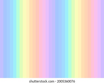 Pastel rainbow color vertical lines or stripes background Rainbow tone seamless pattern