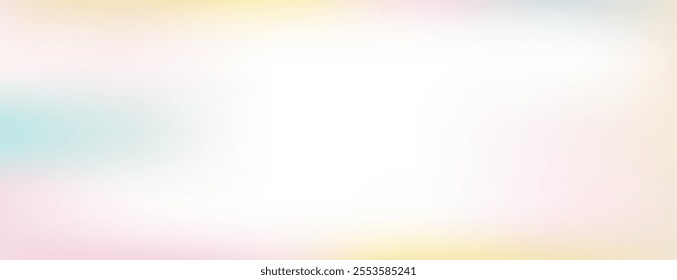 Pastel Rainbow Gradient Background Soft, Blurry, Smooth, 