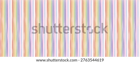 Pastel rainbow pride event or party striped line background. Hand-drawn minimalist pattern with colorful lines. Cute pride month, day, week aesthetic for greeting cards, poster, placard and web banner