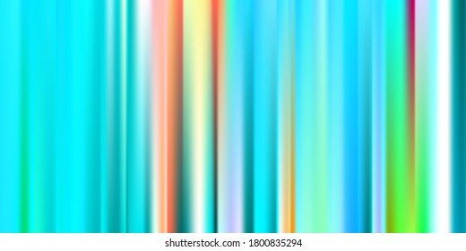 Pastel Rainbow Soft. Vibrant Blue, Neon Concept. Trend Multicolor Website. Holographic Vector. Glossy Cover. Soft Web Applications. Mobile illustration, Network Template Design. Pattern 80s Product.