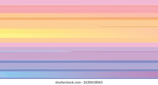 Pastel Rainbow Stripes Soft Color Background