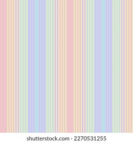 Pastel Rainbow vertical striped seamless pattern design for fashion textiles, graphics