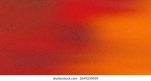 Textura de fondo de brillo de papel degradado rojo pastel. Lámina de oro ardiente roja quemada amarilla, gradiente de color, ombre. Rudo, grano, ruido. Puntos brillantes coloridos.