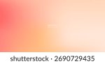 Pastel red and orange gradient background. Colorful blurred texture design for digital, banner, web, poster, ads, surface, backdrop, header, greeting, invitation, celebration, display, branding.