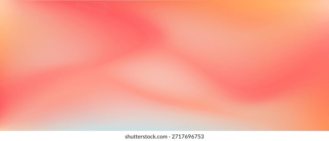 Fundo de gradiente vermelho e laranja pastel. Design de textura desfocada colorida para digital, banner, web, cartaz, anúncios, superfície, fundo, cabeçalho, saudação, convite