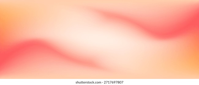 Fundo de gradiente vermelho e laranja pastel. Design de textura desfocada colorida para digital, banner, web, cartaz, anúncios, superfície, fundo, cabeçalho, saudação, convite