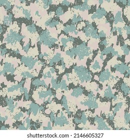 Pastel Repeated Digital Graphic Wallpaper. Light Camouflage Seamless Pattern. Gray Seamless War Vector Background. Camouflage Patterns Bright Seamless Military Graphic Clouds.