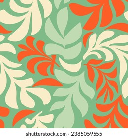 Pastel Repetitive Classic Beautiful Garden Decor Design. Green Continuous Nature Simple Foliage Artwork Texture. Pink Seamless Fashion Palm Lines Pattern.