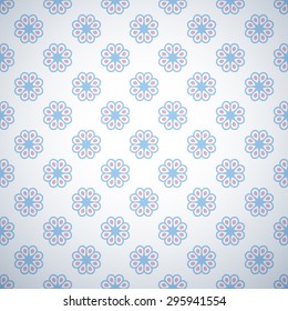 Pastel retro different vector seamless pattern. Endless texture can be used for wallpaper, pattern fills, web page background, surface textures. Cute shabby chic ornaments.