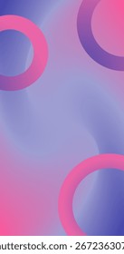 Pastel Rings Abstract background Gradient design