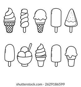 Pastel Scoops – Cute Ice Cream Pattern