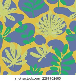 Fondo De Superficie De Foliage Abstracto Pastel Sin Marea. Plantilla De Playa Continua De Color Negro, Textura Sin Marea. Vector de Ilustración de Árbol Clásico Infinito. 