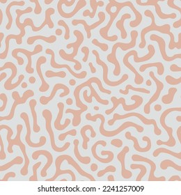 Pastel Seamless Abstract Isolated Element Wallpaper. Pastel Repetitive Biology Trendy Leaves, Seamless Design. Light Continuous Elegant Modern Artwork Vector. 