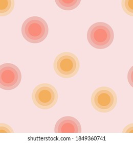 Pastel seamless abstract pattern, vector backdrop