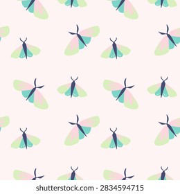  mariposa transparente pastel