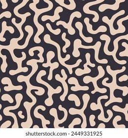 Pastel Seamless Classic Graphic Lines Wallpaper. Black Repetitive Color Fresh Element, Seamless Backdrop. Faded Repeated Creative Beautiful Paint Pattern. 