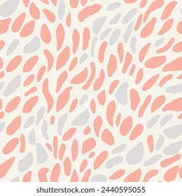 Pastel Seamless Color Spring Artwork Design. Blue Repeated Fashion Artistic Surface, Seamless Backdrop. Purple Repetitive Abstract Simple Element Art. 