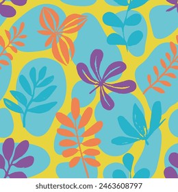 Pastel Seamless Contemporary Beauty Textile Background. Vibrant Endless Creative Bloom Watercolor, Seamless Wallpaper. Bright Repeated Nature Natural Illustration Vector. 