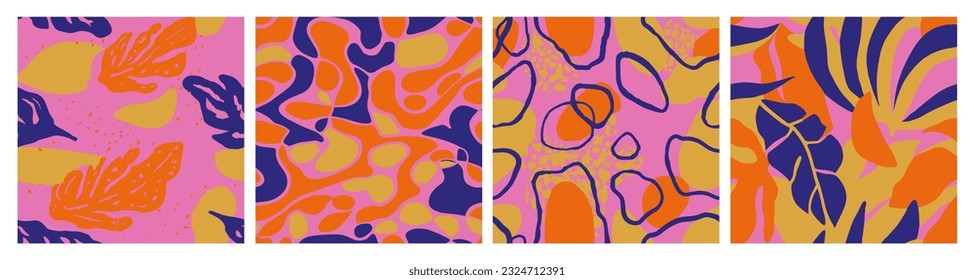 Pastel Seamless Contemporary Branch Illustration Design. Light Seamless Creative Organic Invitation, Seamless Print. Vibrant Repeated Decoration Beautiful Watercolor Backdrop. 