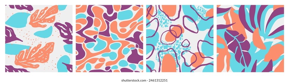 Pastel Seamless Creative Beautiful Template Background. Gradient Repeated Decoration Bloom Surface, Seamless Art. Blue Endless Classic Foliage Fabrics Wallpaper. 
