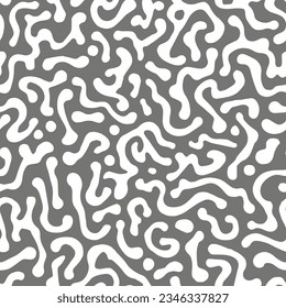 Pastel Seamless Decoration Simple Set Background. Black Continuous Contemporary Isolated Leaves, Seamless Wallpaper. Pastel Repeated Elegant Natural Illustration Texture. 