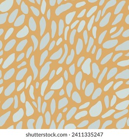 Diseño De Artesanía De Primavera Elegante Y Sin Pescado. Plantilla De Vintage Clásica Infinita, Impresión Impresionante. Color Repetitivo Azul Sencillo Papel de escritorio Scribble. 