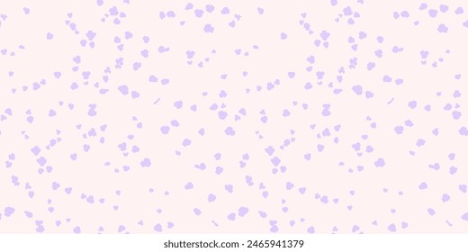 Pastel seamless pattern with abstract polka dots, random dots, spots, drops. Vector hand drawing sketch shapes. Creative painted tiny snowflakes, circles, ornament printing. Ornament for textiles