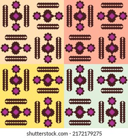 pastel seamless pattern for fabric design