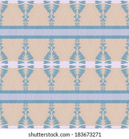 Pastel seamless symmetrical pattern
