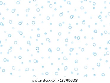 Pastellfarbene, nahtlose Aquarellrounds Muster. Bildschirmhintergrund für Grafikkreise. Kinder haben ein handgemälztes Design. Vektor Water Farbe Runden Muster. Art Polka Doodle. Kinder Aquarell Runden Muster.
