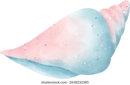Pastel Seashell und Seestern Clipart Graph Graphic