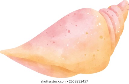 Pastel Seashell und Seestern Clipart Graph Graphic
