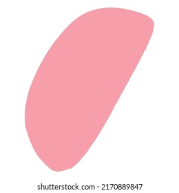 Pastel shape obyect decoration element