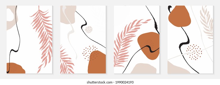 Formas Pastel Establecer el fondo del vector Memphis. Tarjeta De Verano De Decoración Nude. Invitación femenina de sketch en negro y marrón.