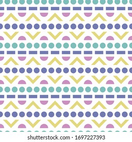 El patrón de repetición vectorial de las formas Pastel. Perfecto para regalo, productos, scrapbooking, papel pintado, hogar.