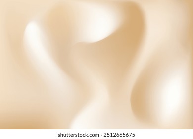 Pastel Smooth Aesthetic Fluid Beige Gradient Abstract Background