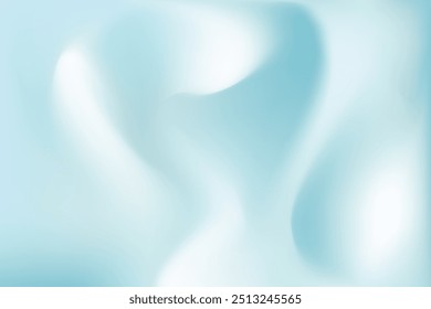 Pastel Smooth Aesthetic Fluid Blue Gradient Abstract Background