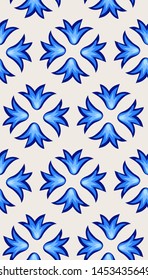 pastel soft color vector stylized modern seamless floral pattern design