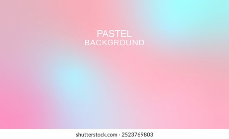 Pastel Soft Colorful Gradient Background. Green orange and Pink Color Gradation. Grainy Noise Texture. Design for Template, Social Media, Trendy, Vintage, Brochure, Banner