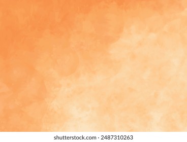 Pastel soft light orange or yellow wallpapers. Abstract orange background. Faded tones pale yellow abstract watercolor sunshine texture. Parchment paper vintage grunge sunburst flare watercolour