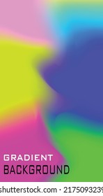 Pastel Soft. Rainbow Gradient. Color Background. Pink, Green, Red, Blue, Violet, Yellow. Vector Modern Banner. Abstract Bright Wallpaper. Technology Cover. Mobile Template Design.