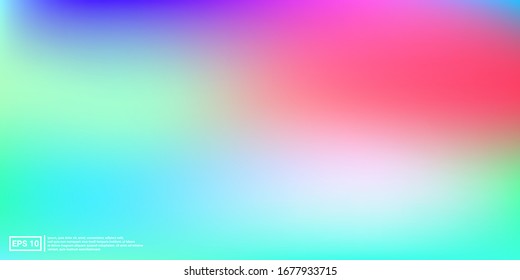 Pastel Soft. Saturated Neon Poster. Screen Pink, Teal Concept. Holographic Vector. Glossy Cover. Web Applications. Mobile illustration, Network Template Design. Pattern 80s Product.
