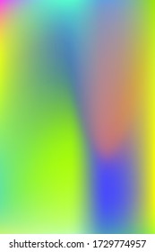 Pastel Soft. Saturated Neon Template. Screen Multicolor, Rainbow Template. Holographic Vector. Glossy Cover. Web Applications. Mobile illustration, Network Template Design. Pattern 80s Product.

