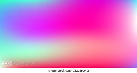 Pastel Soft. Saturated Neon Website. Trend Multicolor, Rainbow Poster. Holographic Vector. Glossy Cover. Web Applications. Mobile illustration, Network Template Design. Pattern 80s Product.

