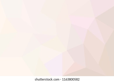 Pastel soft tone polygon background, vector.